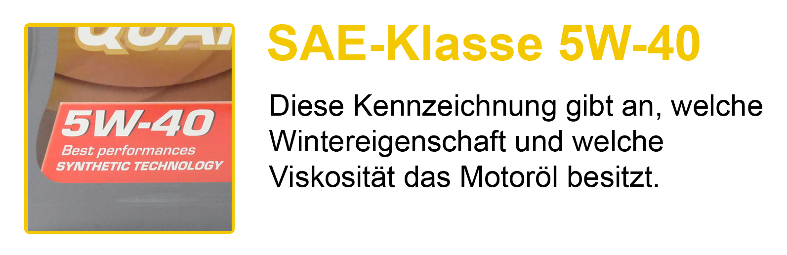 Motoröl SAE Klasse