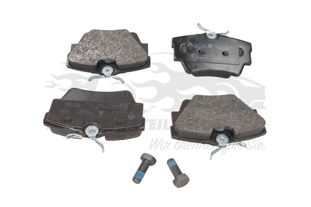 Original Renault Bremsbeläge hinten Trafic II 7701054772