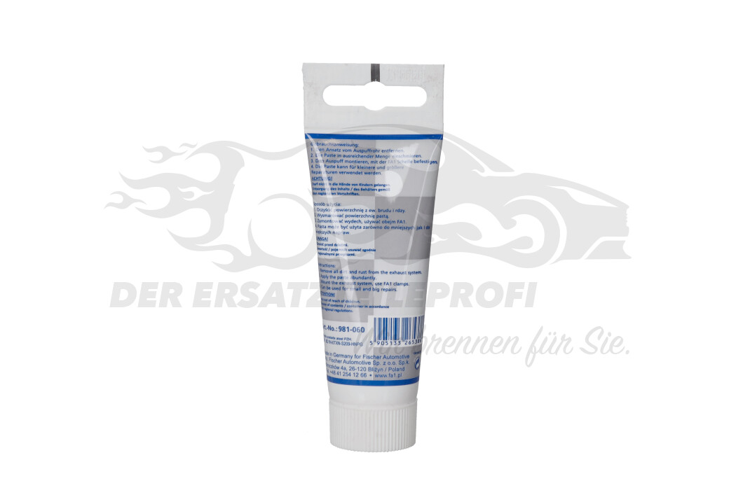 FA1 Auspuff Montagepaste Reparaturmasse 981-060 60 g