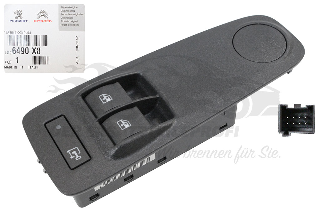 FANGYID Fensterheber Schalter Auto Fenster Control Taste 6 Pins Power Fensterheber  Schalter Steuerung Für Peugeot 307 Für 307SW Für C4 6490HQ Autofensterheber  : : Auto & Motorrad