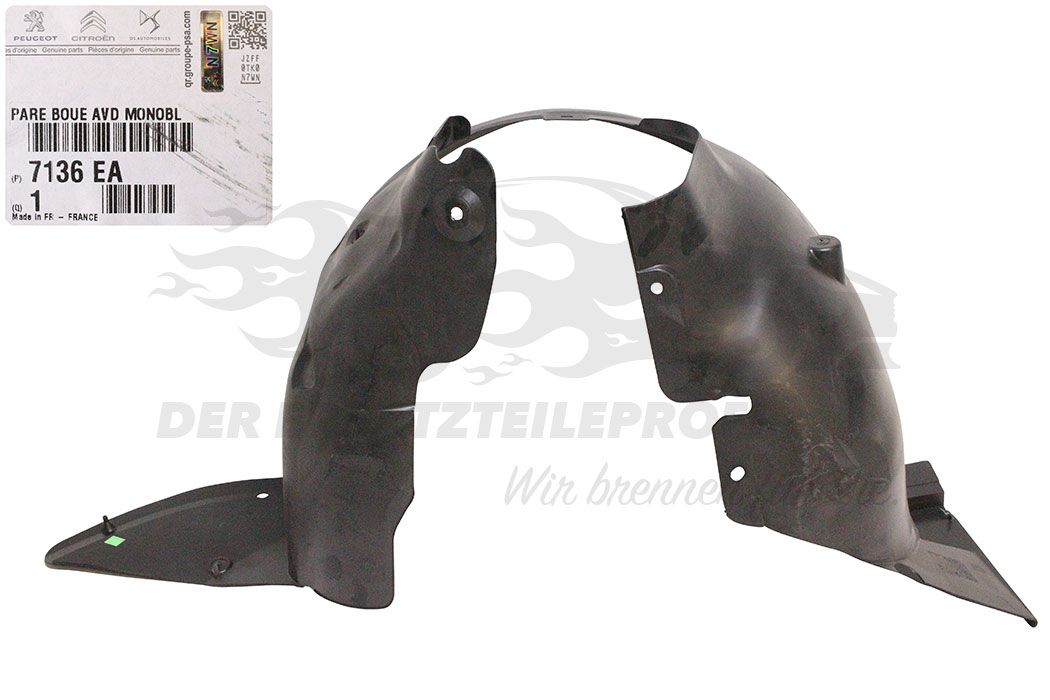Original Peugeot Verkleidung, Radhaus 7136EA Radhausschale online 