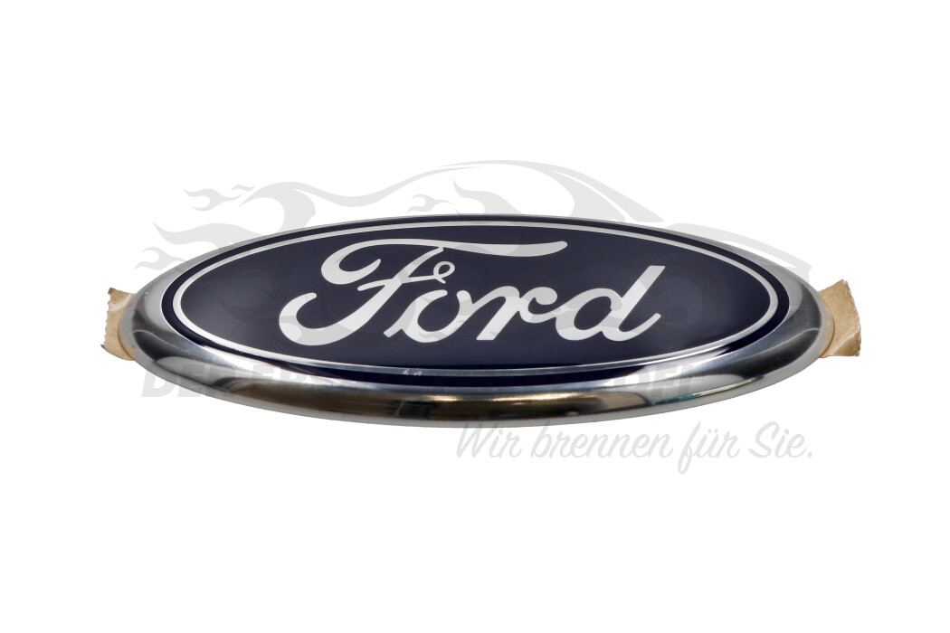 Ford Schlüsselanhänger, Schriftzug Ford Logo, antikes Silber