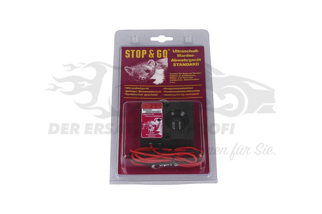 Stop & Go Ultraschall Marderabwehr Marderschreck Marderschutz  Frequenzmodulation