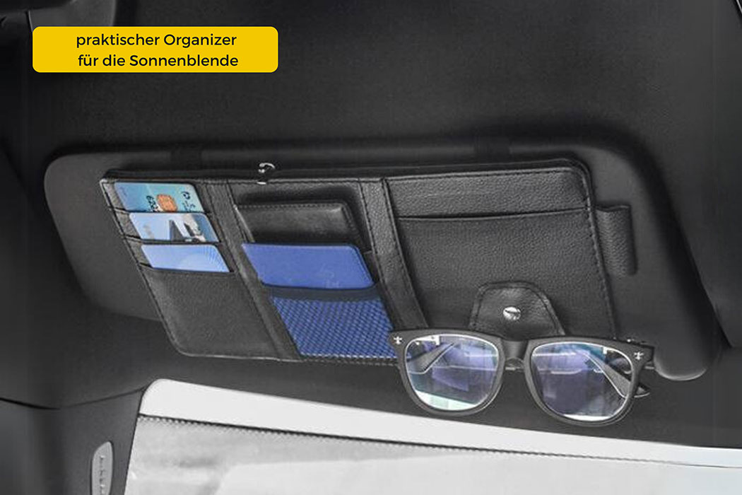 Sonnenblenden Organizer Auto PKW Sonnenblenden Tasche Sonneblende  Aufbewahrung