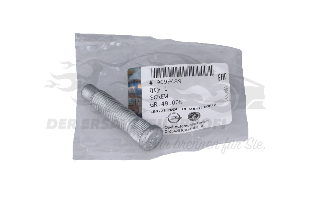 Original Opel Schraube, Achskörper 9599489 online kaufen