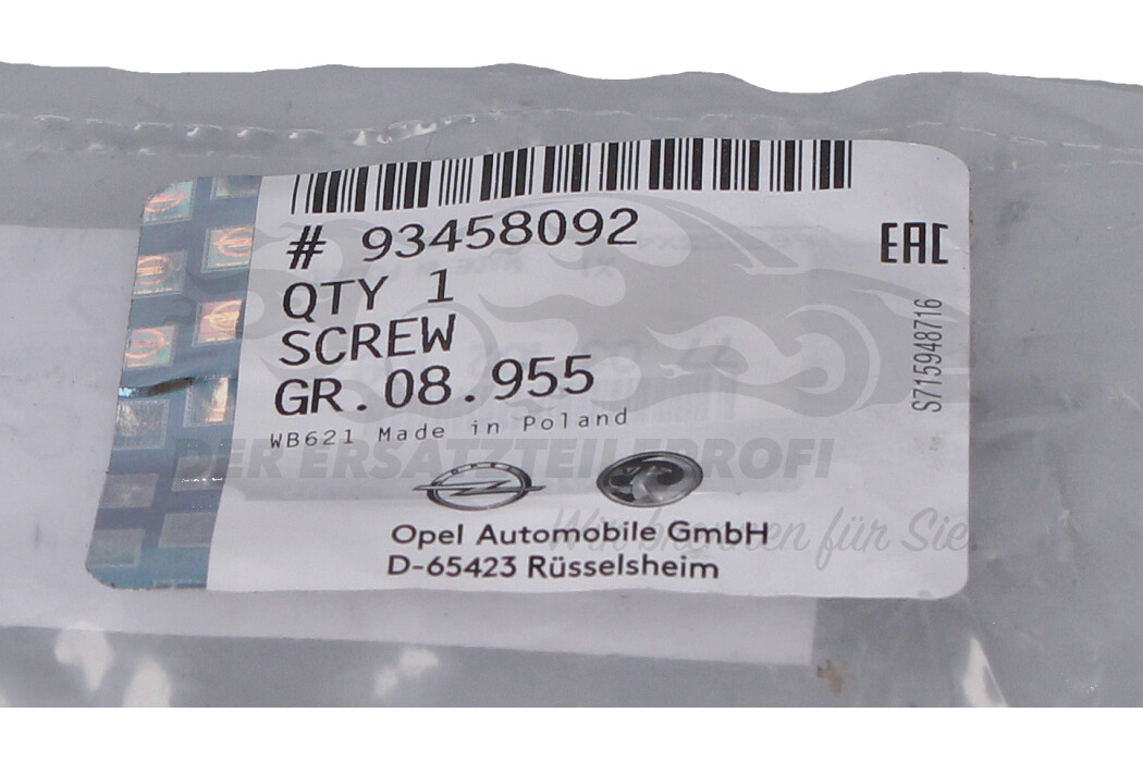 Original Opel Schraube Stoßdämpfer 93458092 online kaufen