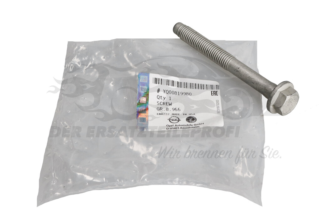 Original Opel SCHRAUBE YQ00819980 online kaufen