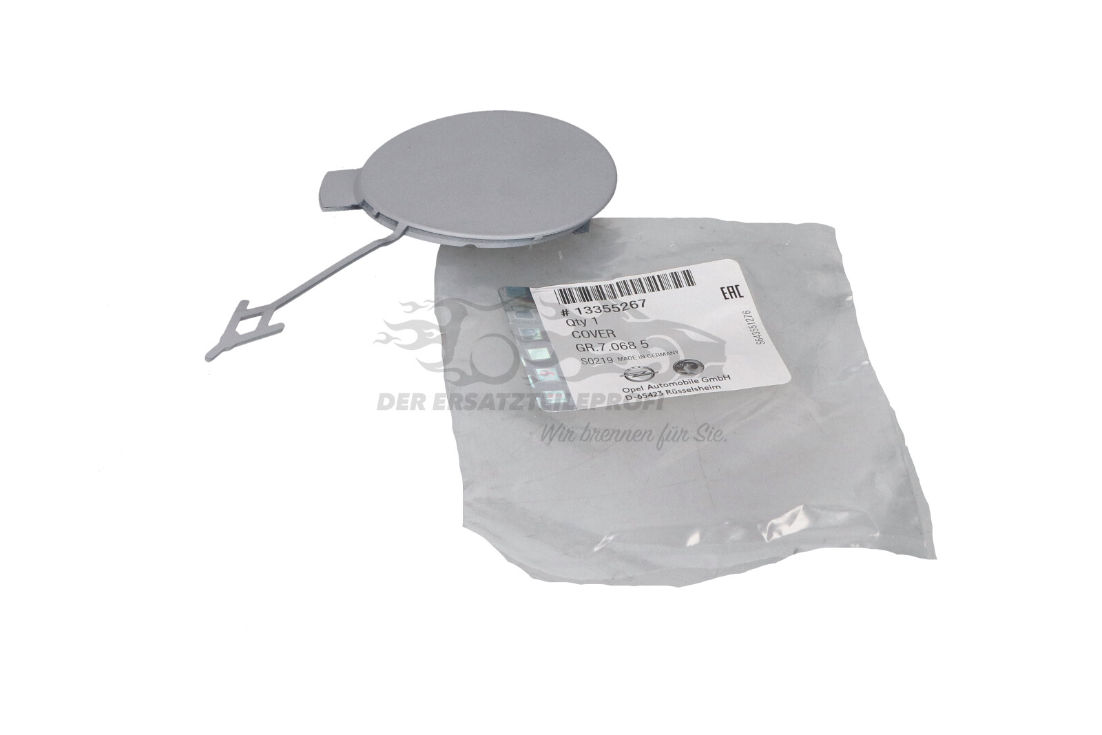 Original Opel Klappe, Abschlepphaken für Adam 13355267