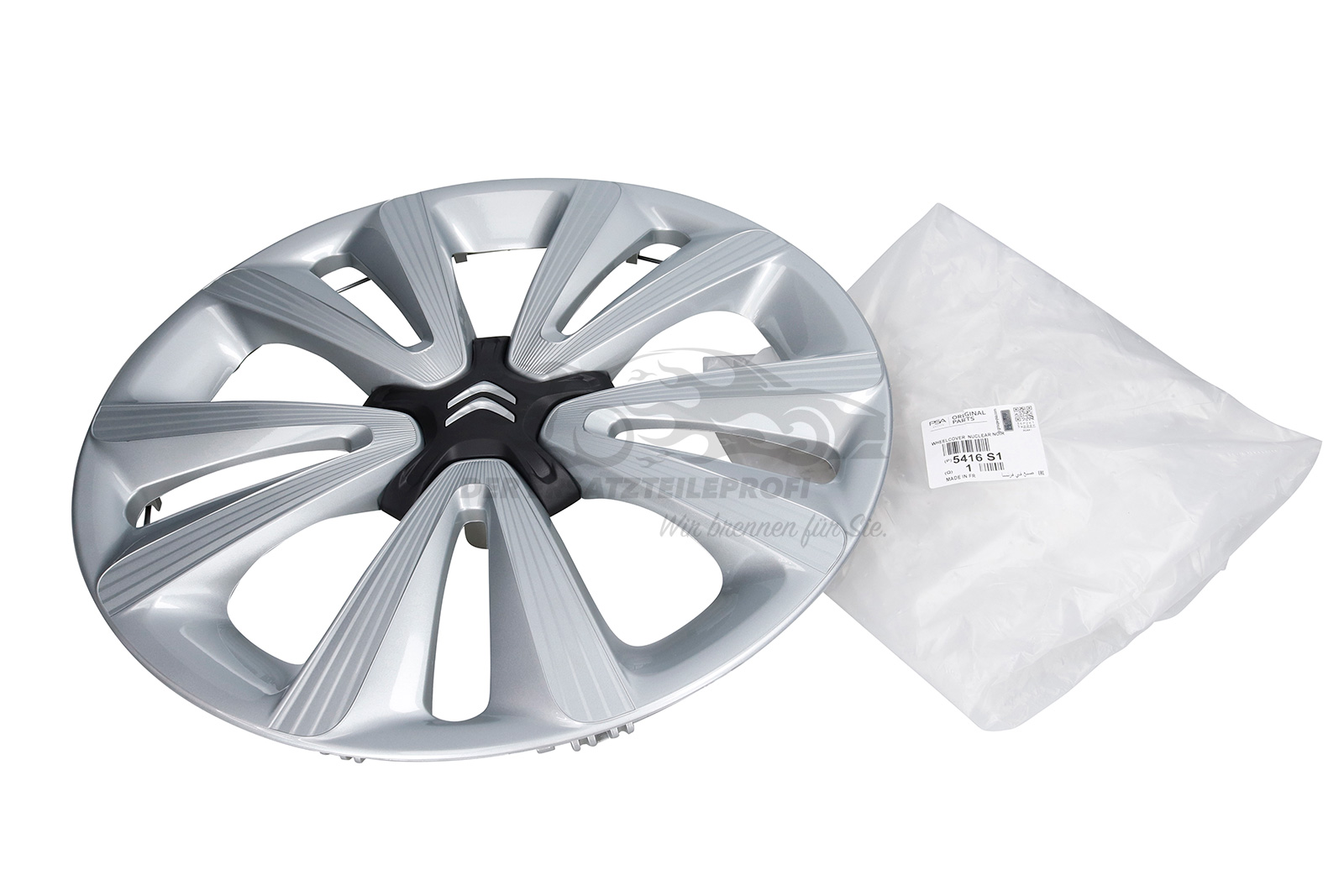 Original Citroen Radzierkappe Nuclear 16 Zoll Berlingo C3 C5 DS3 DS4 5416S1 1St
