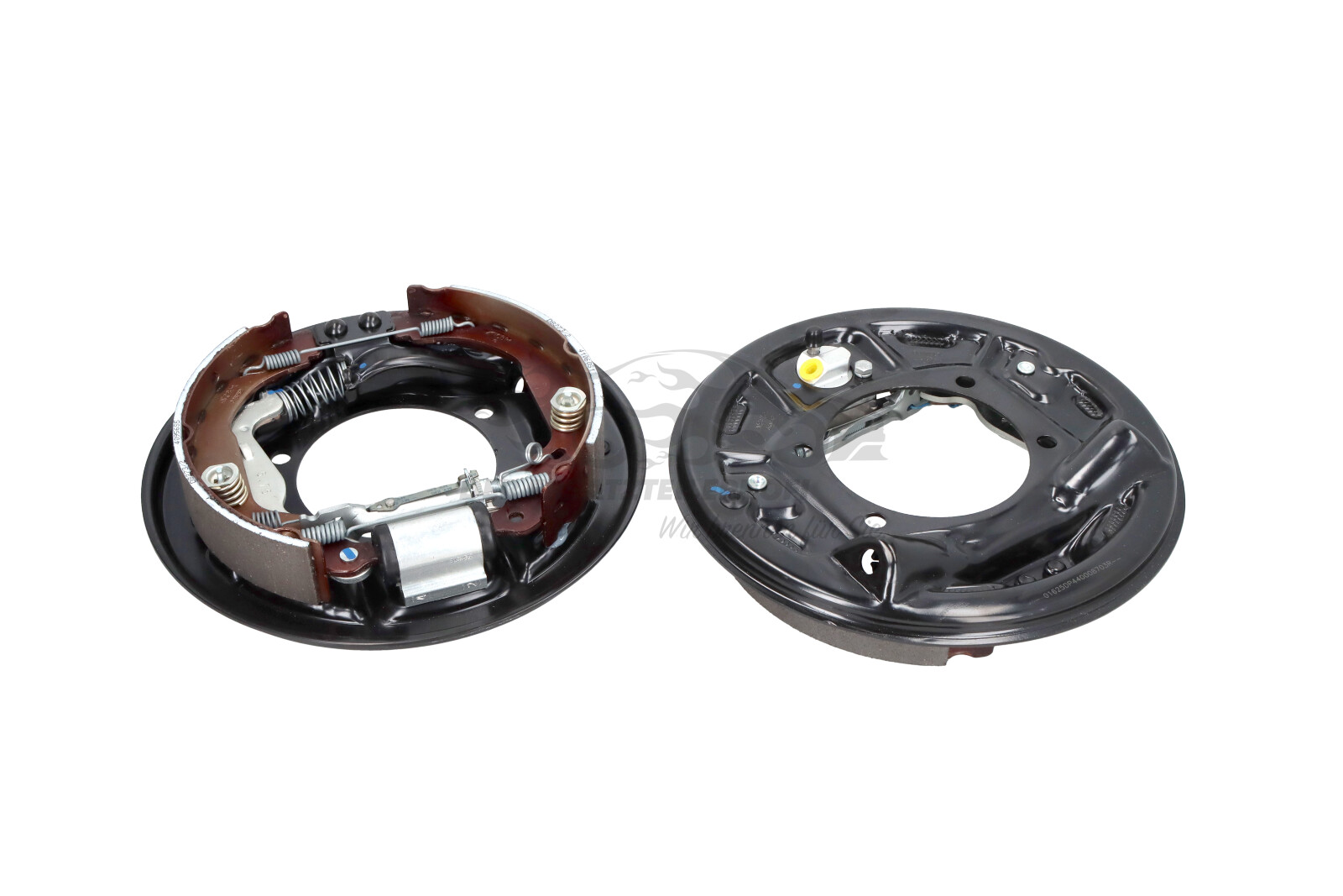 Original Bremsbackenkit mit Ankerplatte für Dacia Duster I Duster II 440202631R