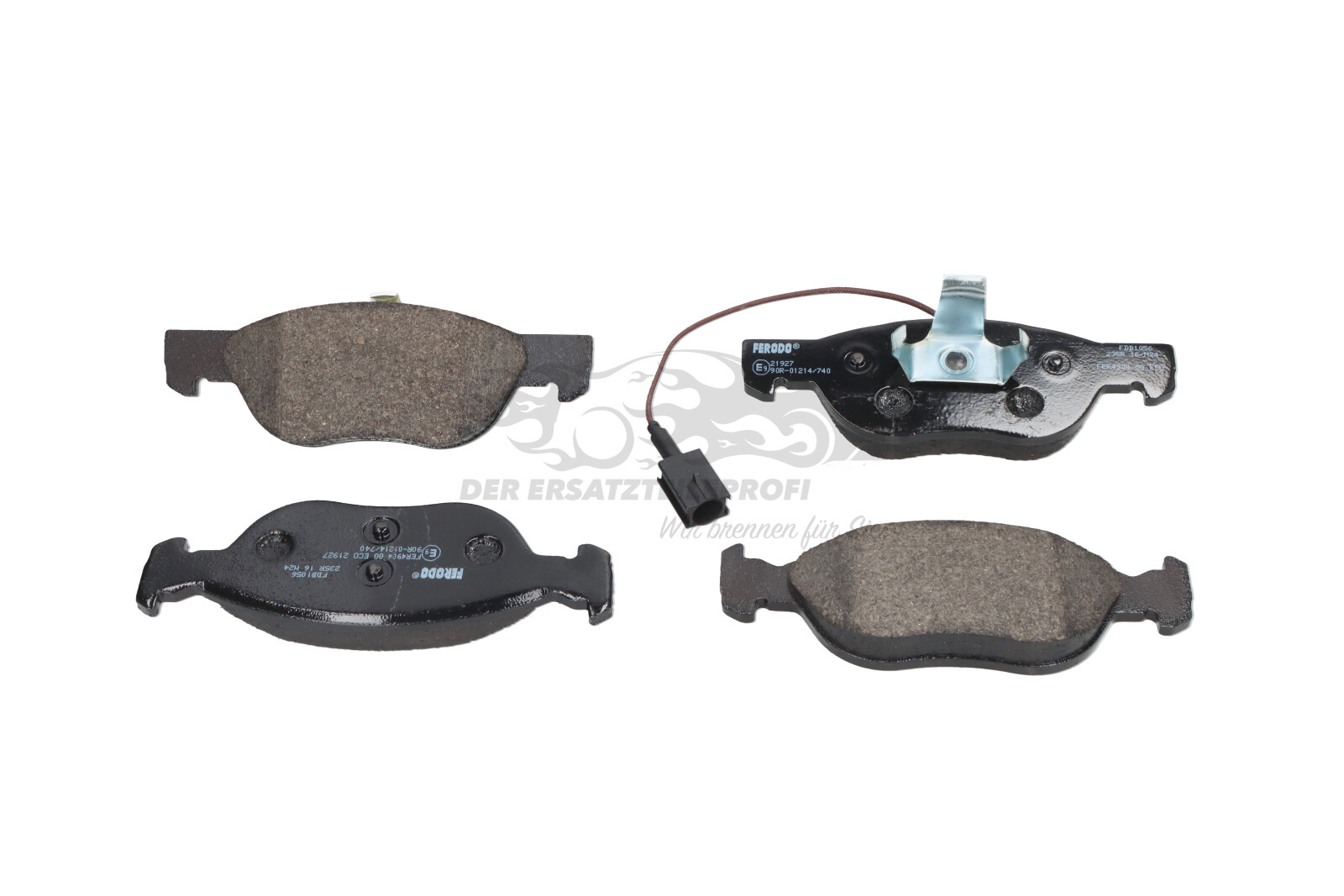 Bremsbeläge vorne (Sys.ATE) für Fiat Barchetta/Brava/Bravo/Marea 71753042