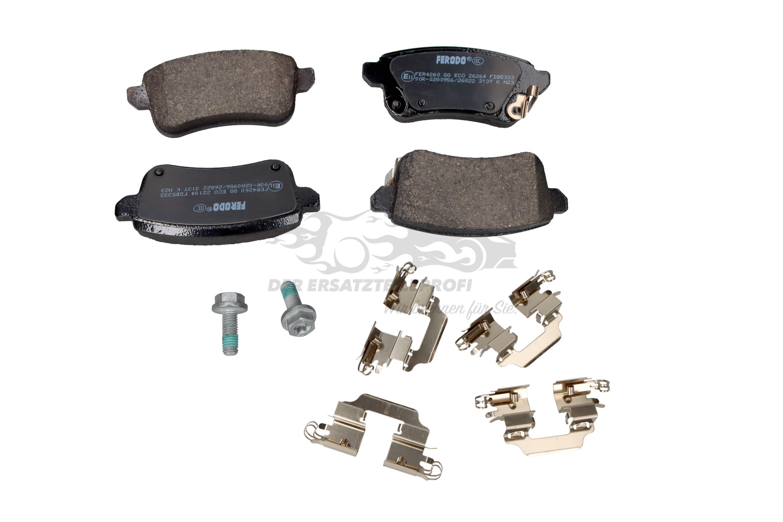 Bremsbeläge hinten für Renault Zoe 440606659R