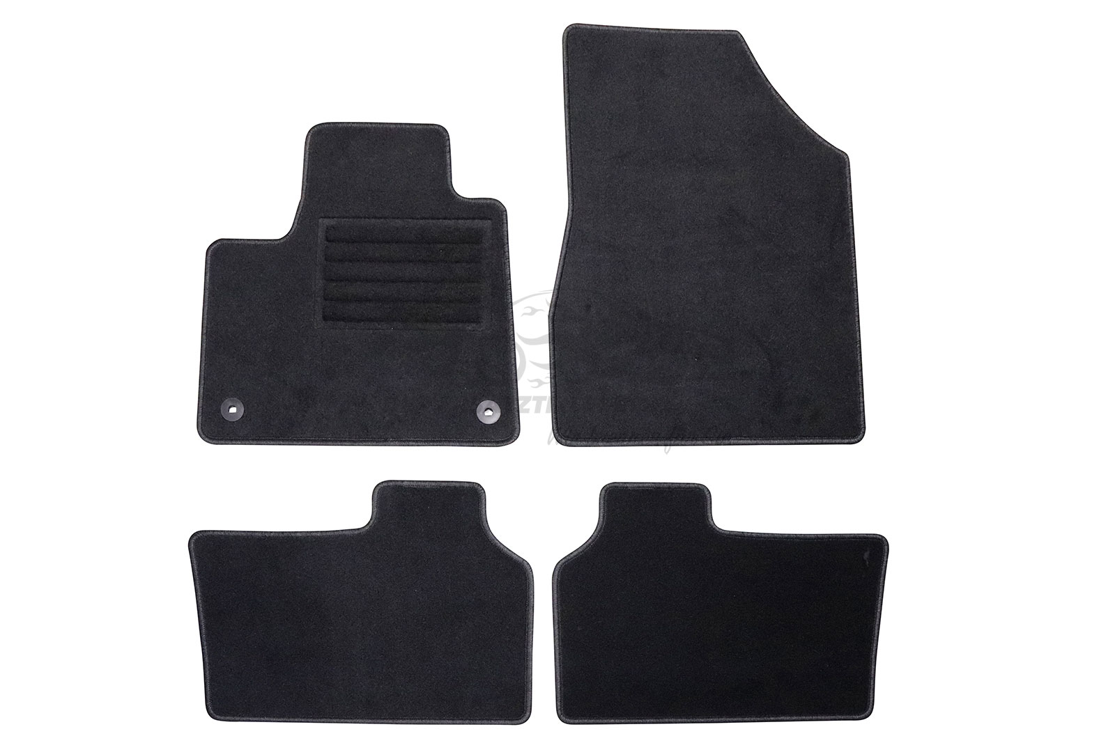 Fußmattensatz anthrazit 4-teilig für Renault Kangoo III Kombi