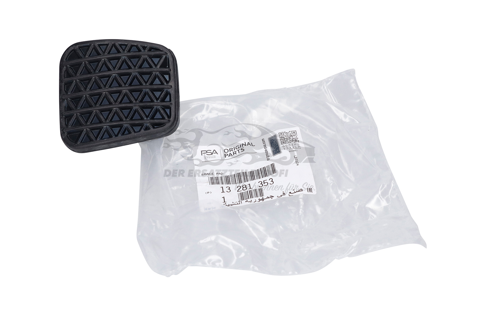 Original Pedalgummi Bremspedal für Opel Astra, Insignia 13281353