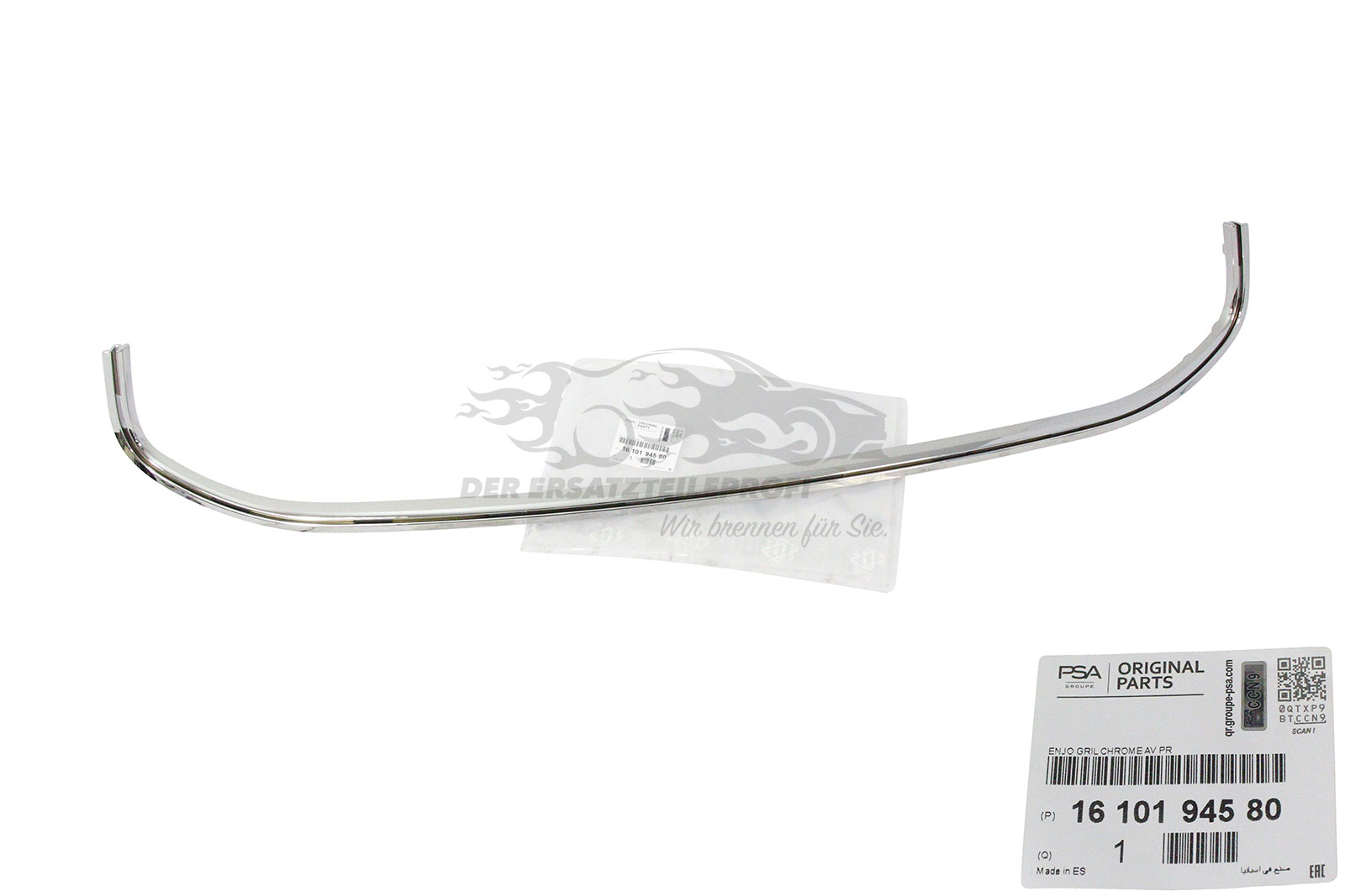 Original Zierleiste Stoßstangengitter vorne unten für Citroen C4 1610194580