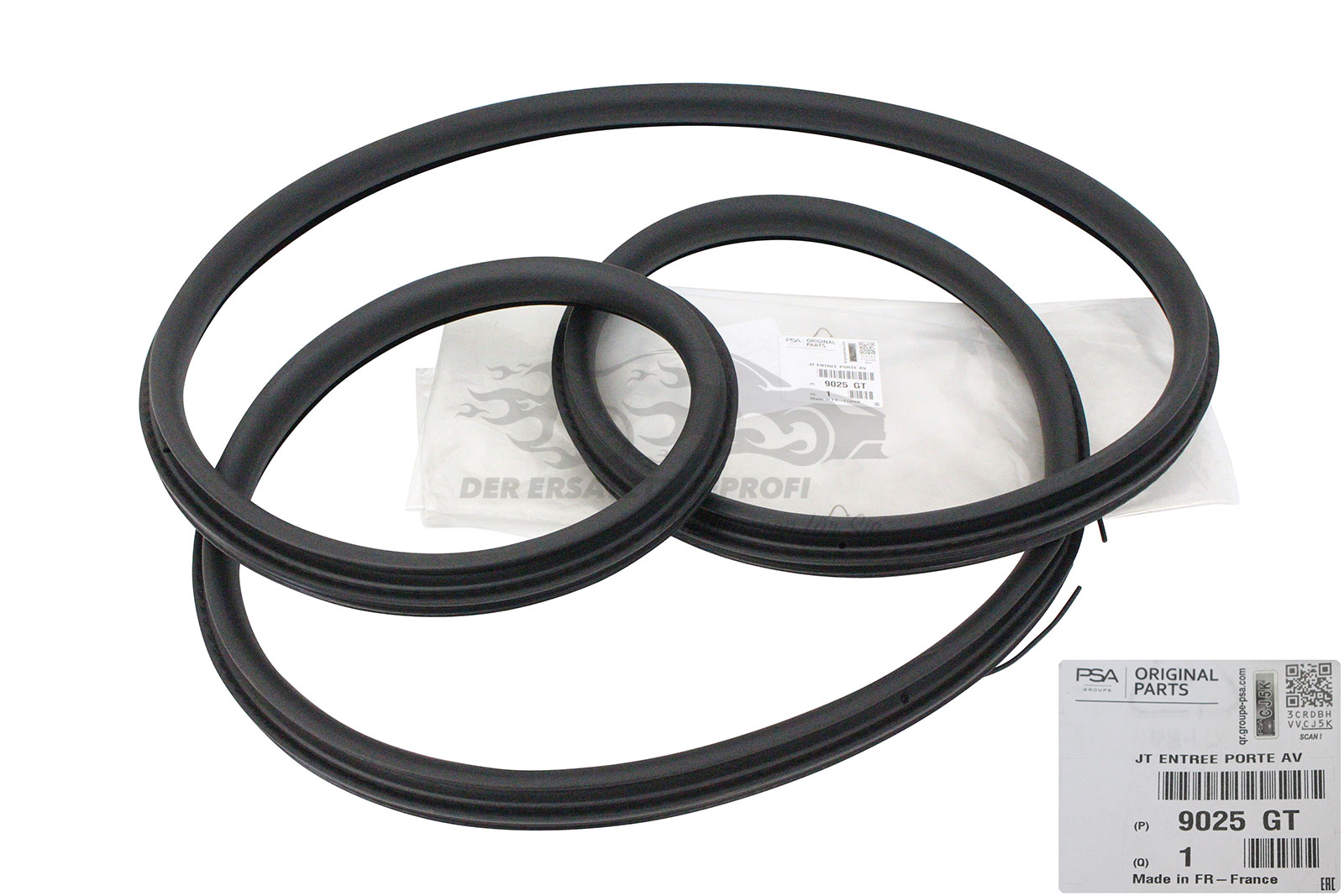 Original Türdichtung vorne links oder rechts für Citroen E-Mehari 9025GT