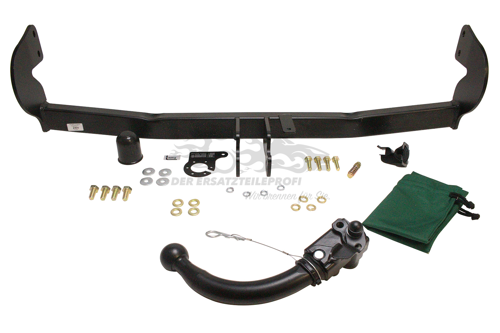 Anhängerkupplung (Kugelkopf abnehmbar) für Citroen DS3 