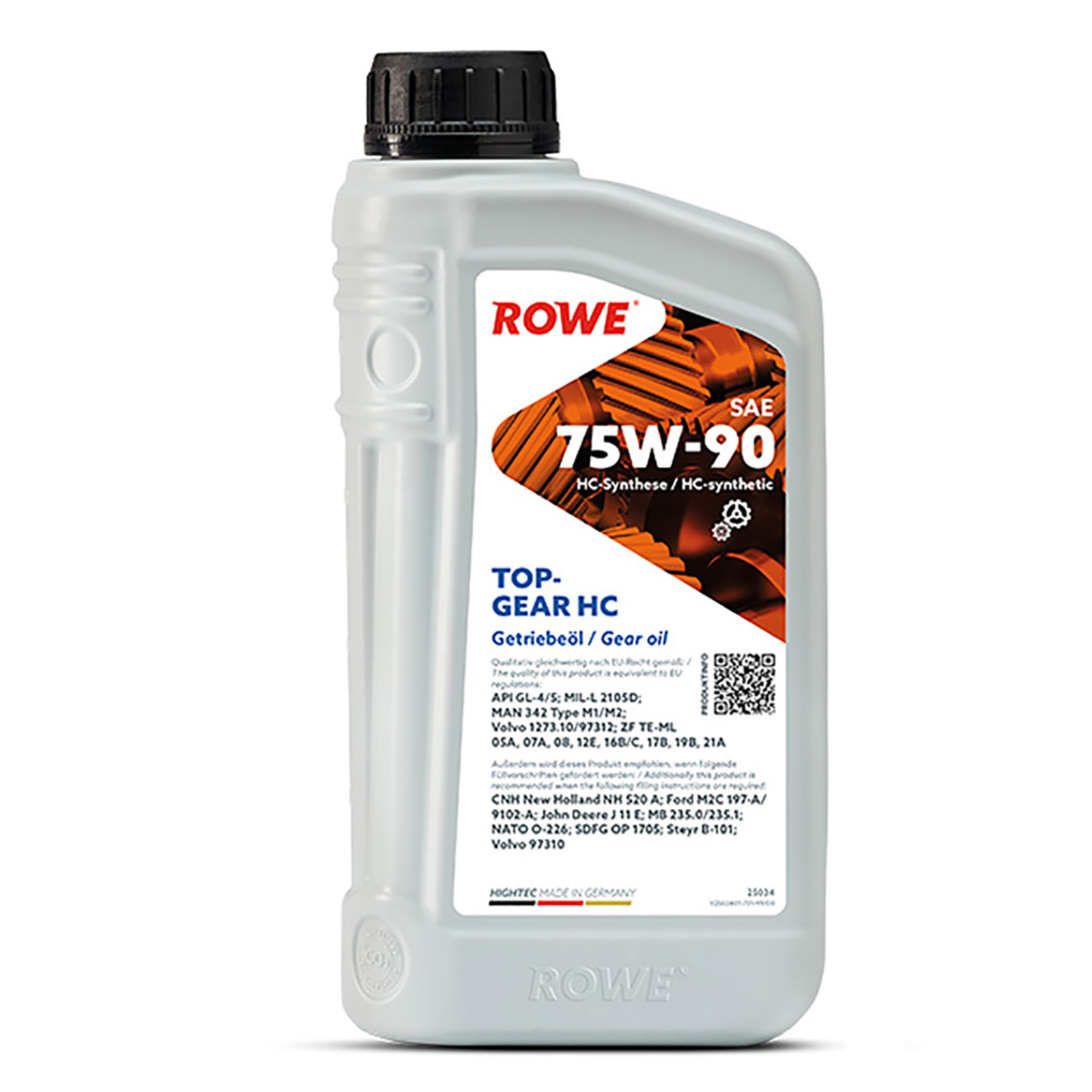 ROWE Hightec Topgear SAE 75W-90 HC - Schaltgetriebeöl 1 Liter 25034-0010-99