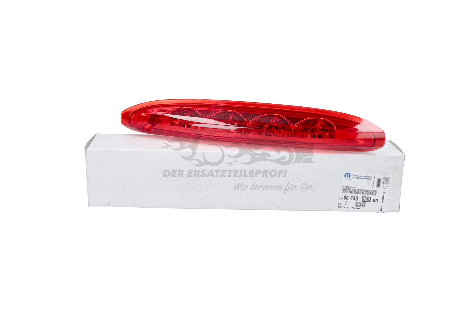 Original Dritte Bremsleuchte für Peugeot 208 I ohne Spoiler 9674309080