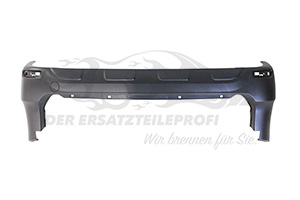 Stoßstange hinten schwarz