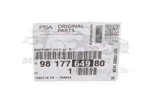 9817764980 Halter Kotflügel vorne rechts Citroen
