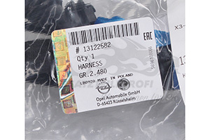 13122582 Reparatur-Kabelsatz Heckklappe Opel