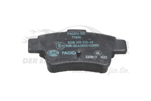 77363959 Bremsbeläge hinten Jurid / Pagid / Textar