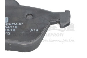 410601237R Bremsbeläge vorne Ferodo / Jurid / TRW