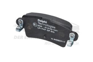 7701206763 Bremsbeläge hinten für 16 Zoll Bereifung Delphi / Jurid / Pagid