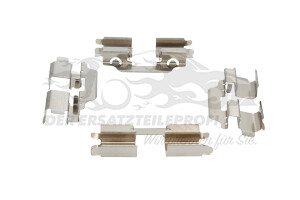 Haltebleche für Bremsbeläge hinten