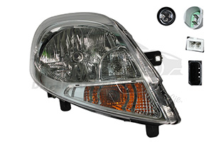 Scheinwerfer rechts H4 Halogen