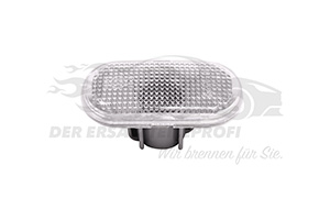 Seitenblinker rund weiß