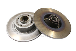 Bremsscheibensatz hinten mit Radlager