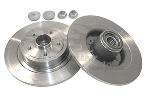 Bremsscheibensatz hinten mit Radlager