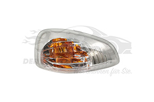Blinkerglas links 16W für Aussenspiegel orange
