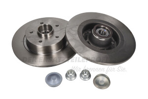 Bremsscheibensatz hinten mit Radlager