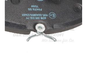 425456 Bremsbeläge vorne (Stecker eckig) Ferodo / Jurid / Pagid