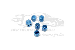  Kappe (Niederdruck) blau (VPE 6 Stück) 