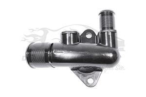 Wasserstutzen am Motorblock hinten