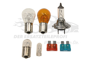 Sortiment, Glühlampen