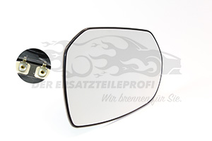 Spiegelglas für Außenspiegel 8151PF