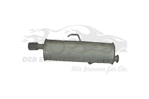 Nachschalldämpfer mit Chromblende