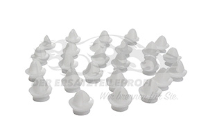 6991S6 Befestigungsclip farblos (VPE 25) 