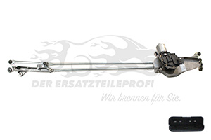 Wischermotor vorne mit Gestänge