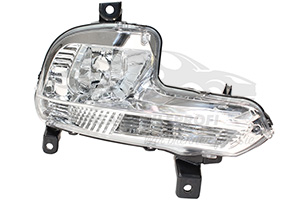 Blinker links mit Nebelleuchte und Tagfahrlicht