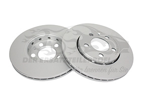 6R0615301C Bremsscheibe vorne belüftet 256x22 beschichtet Ferodo / Jurid / Pagid