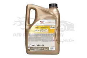 T4005 Motoröl Quartz Ineo Long Life 5W-30 - 5 Liter Total