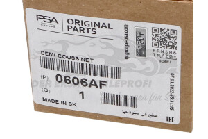 0606AF Pleuellagerschale Citroen / Peugeot / Opel