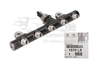 Verteilerrohr für Kraftstoff Citroen / Peugeot / Opel 1570L9