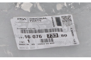 1607673380 Luftfilter Citroen / Peugeot / Opel